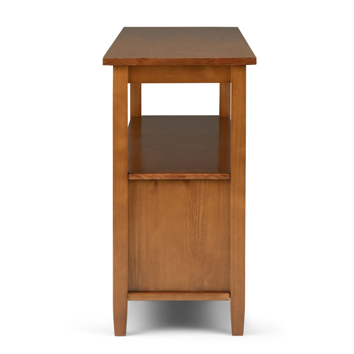 Warm Shaker - Wide Console Sofa Table - Light Golden Brown by Simpli-Home | Bel Furniture