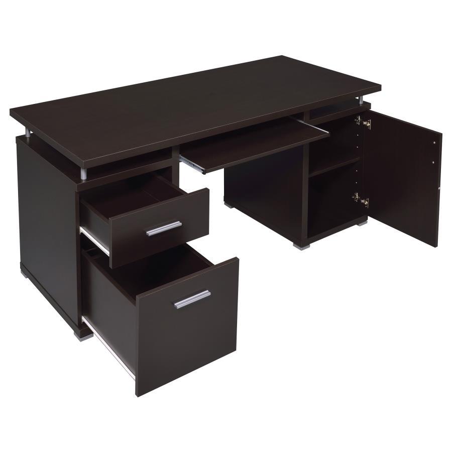 Tracy - 2-Drawer Office Computer Desk by CoasterEveryday | Bel Furniture