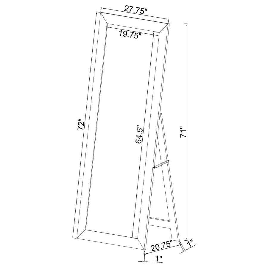 Cadence - Tempered Glass Full Length Mirror