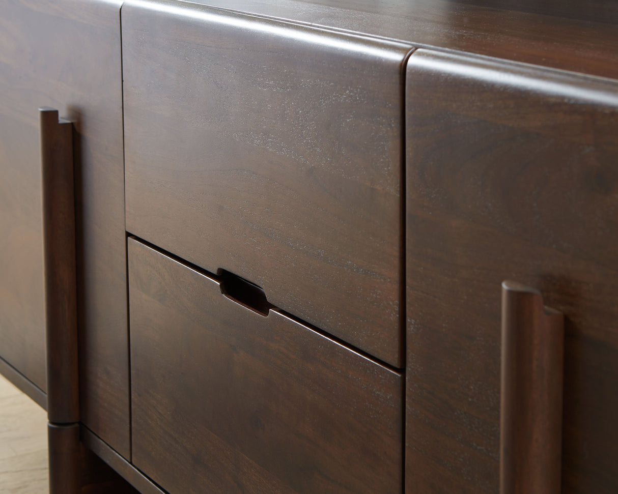 Kydler - Medium Brown - Accent Cabinet by Signature Design by Ashley® | Bel Furniture