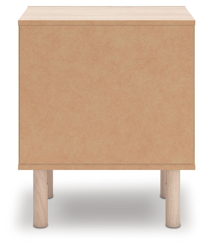 Arloster - Tan - One Drawer Night Stand by Signature Design by Ashley® | Bel Furniture
