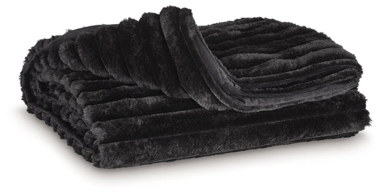 Alsonwell - Throw Black 3 Pieces by Signature Design by Ashley® | Bel Furniture