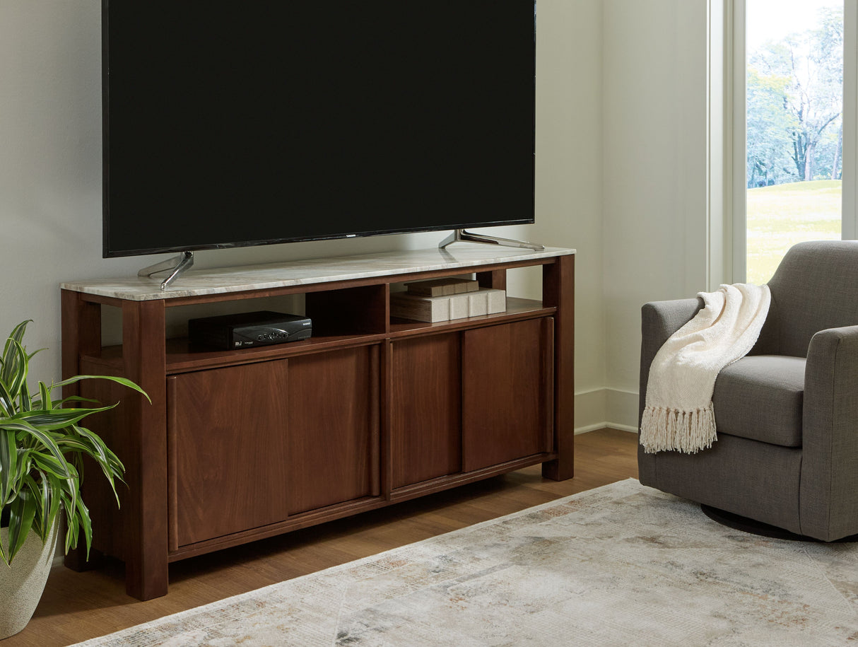 Tobinville - Dark Brown - Accent Cabinet by Signature Design by Ashley® | Bel Furniture