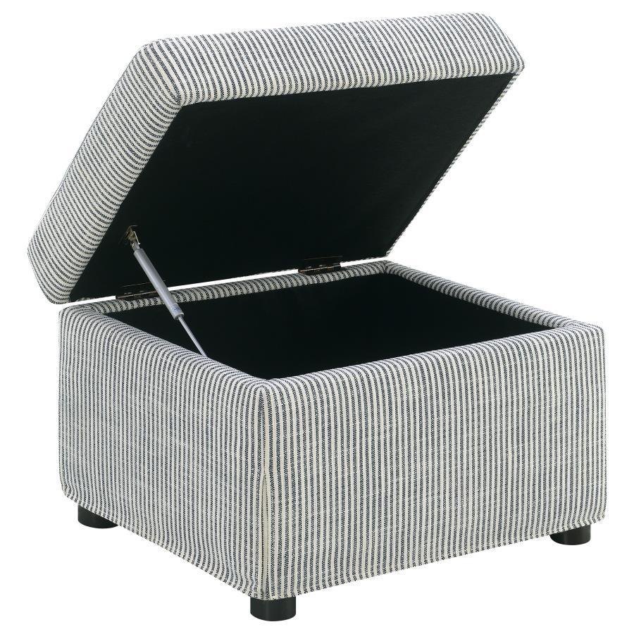 Winter - Upholstered Hydraulic Lift Top Storage Ottoman by Coaster Fine Furniture | Bel Furniture