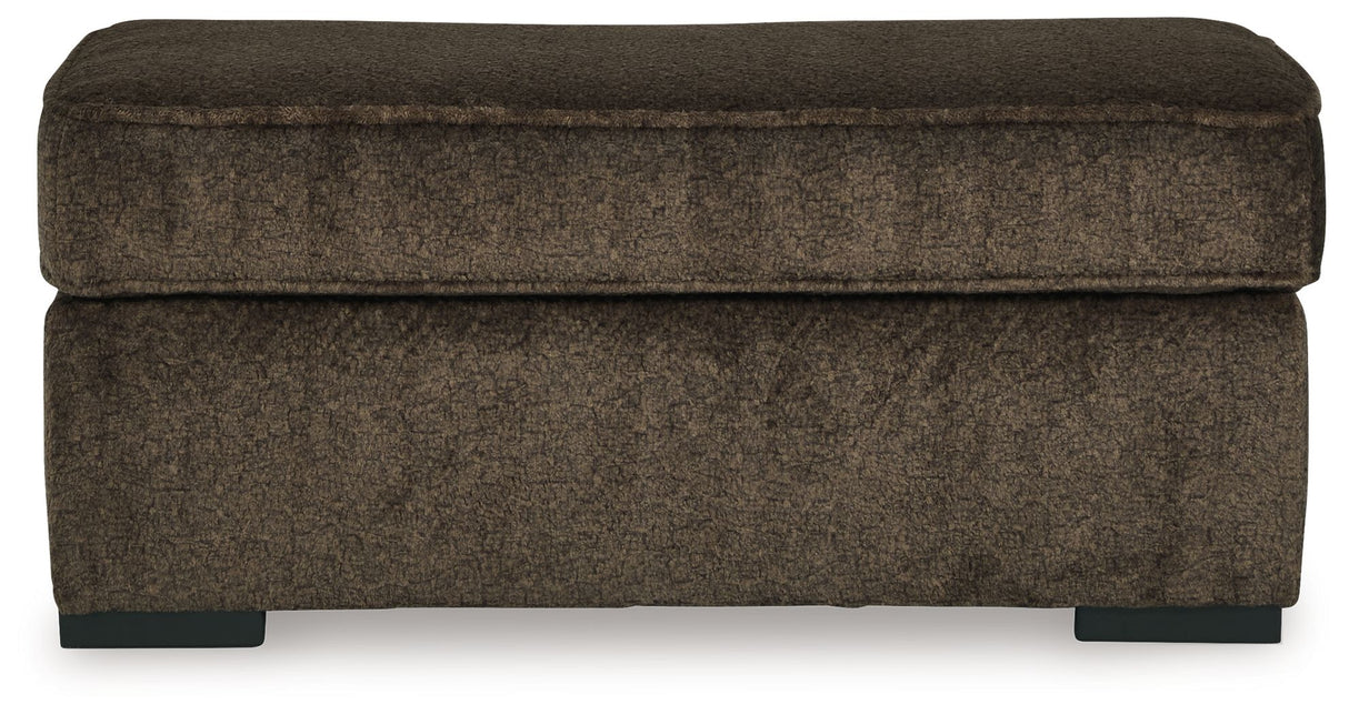 Aylesworth - Chocolate - Ottoman by Benchcraft® | Bel Furniture