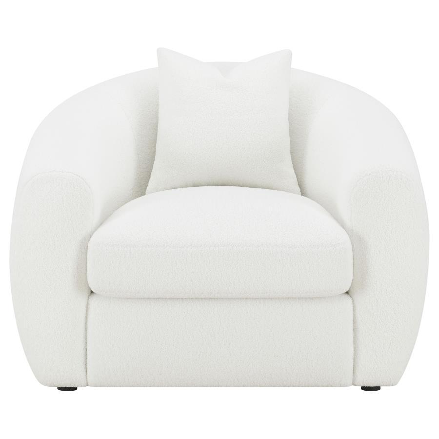Isabella - Faux Sheepskin Upholstered Sofa Set by CoasterElevations | Bel Furniture