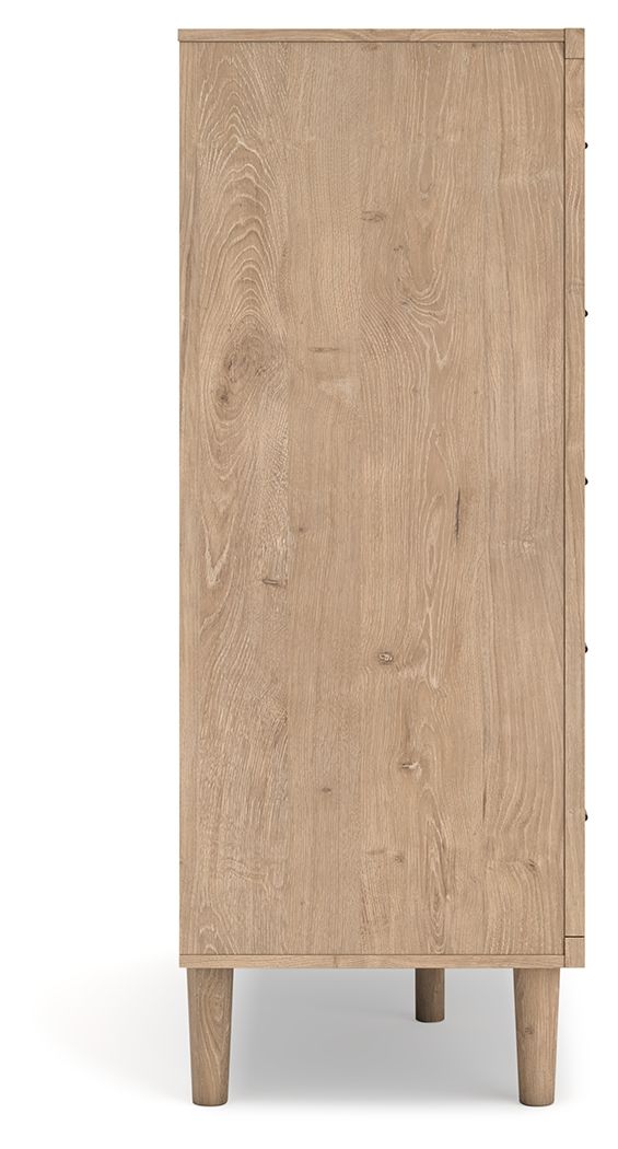 Cielden - Two-Tone - Five Drawer Wide Chest by Signature Design by Ashley® | Bel Furniture