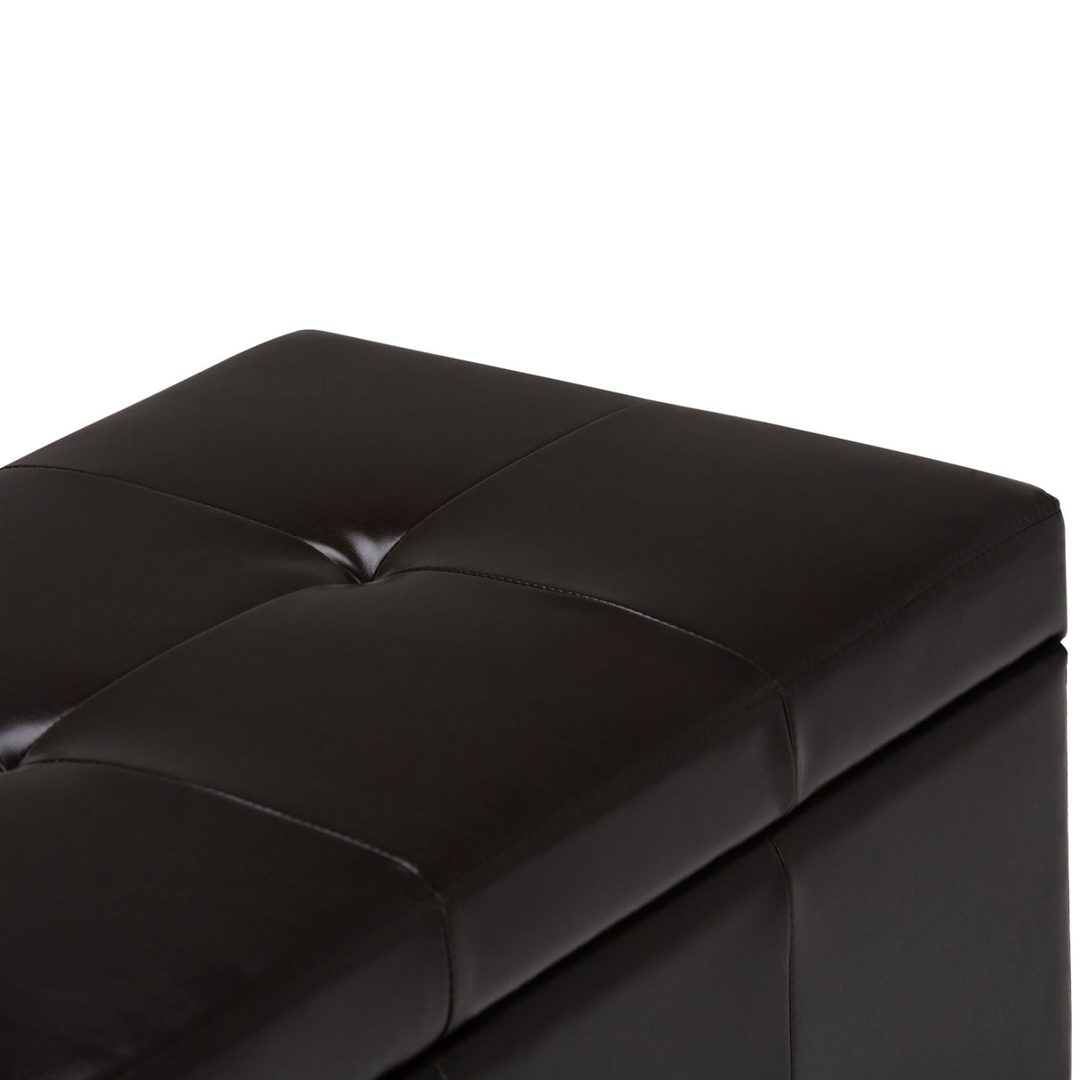 Castleford - Contemporary Storage Ottoman by Simpli-Home | Bel Furniture