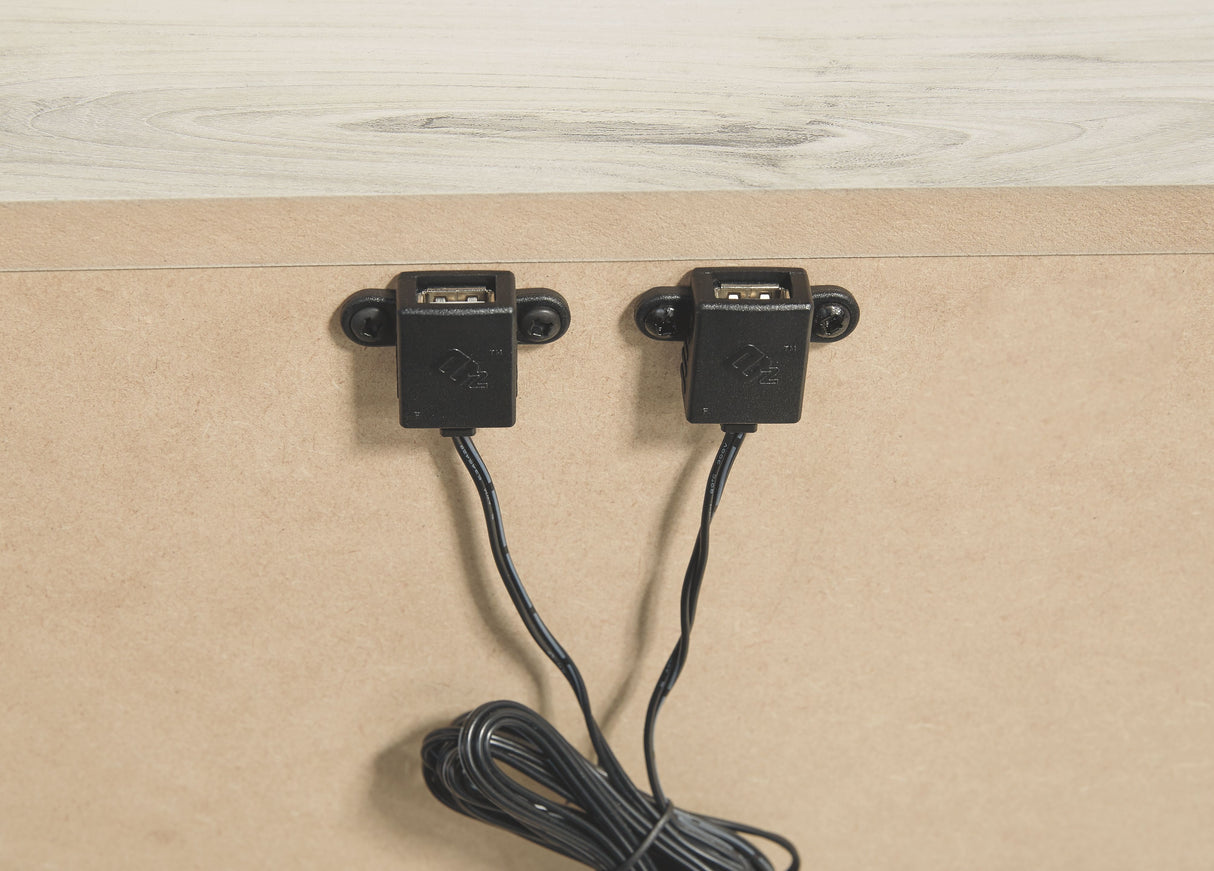 Cambeck - Whitewash - Two Drawer Night Stand by Signature Design by Ashley® | Bel Furniture