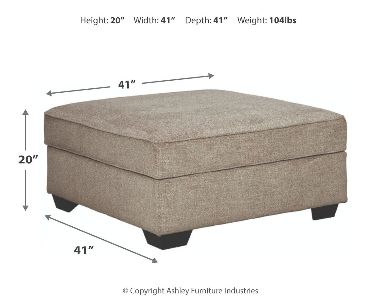 Bovarian - Stone - Ottoman With Storage by Signature Design by Ashley® | Bel Furniture