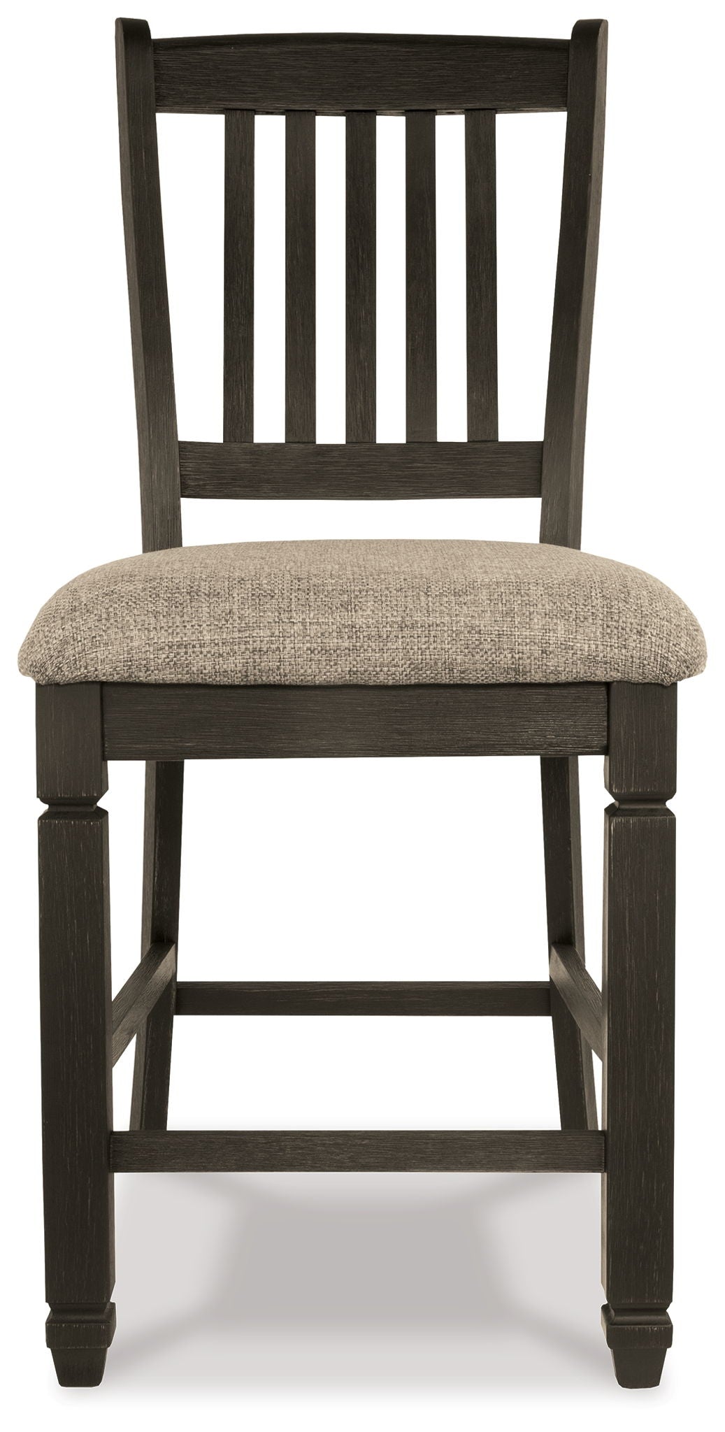 Tyler Creek - Black / Grayish Brown - Upholstered Barstool (Set of 2) by Signature Design by Ashley® | Bel Furniture