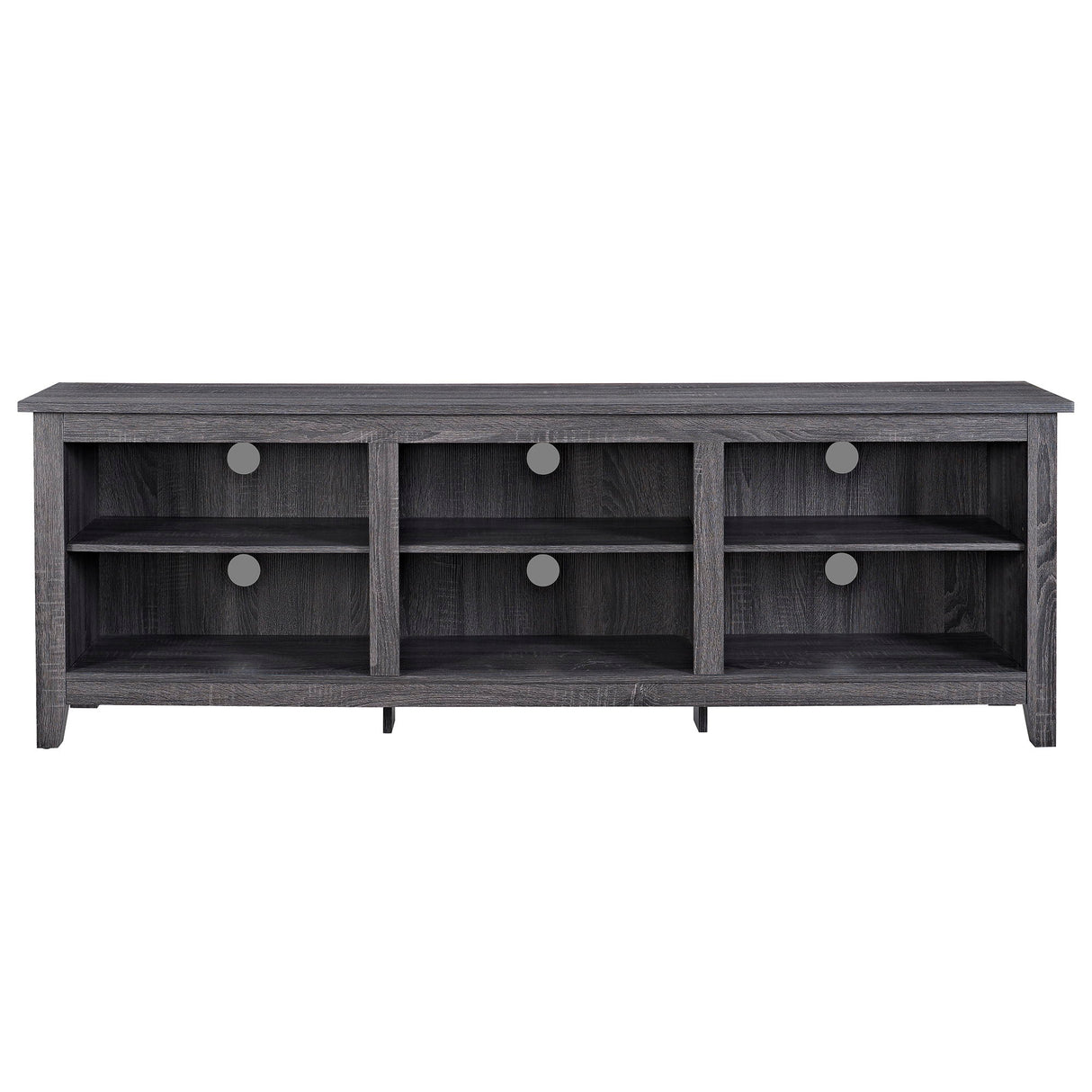 Modern Transitional 3 Shelf Open Storage 70" TV Stand For 80" TVs by Walker Edison | Bel Furniture