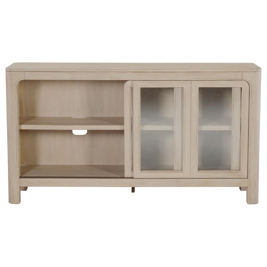 Solano - Sliding Door Dining Sideboard Server - Weathered Mango