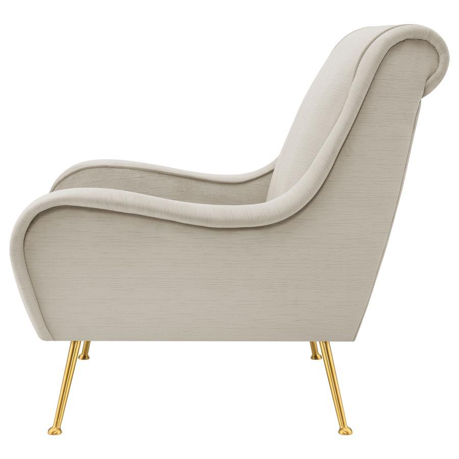 Ricci - Upholstered Saddle Arm Accent Chair by Coaster Fine Furniture | Bel Furniture