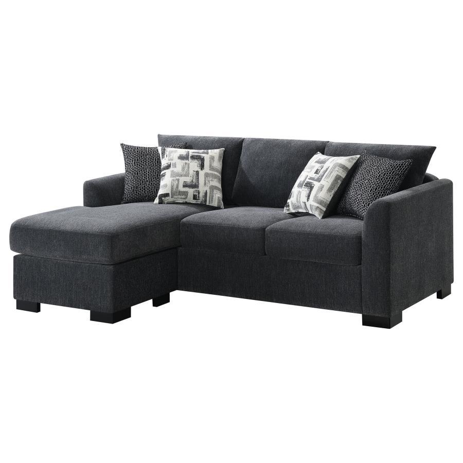 Storey - Upholstered Sleeper Sectional Chaise Sofa by CoasterEveryday | Bel Furniture