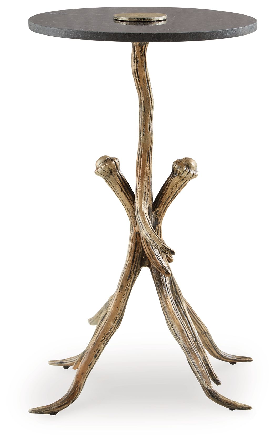 Lemkins - Black / Antique Gold Finish - Accent Table by Signature Design by Ashley® | Bel Furniture