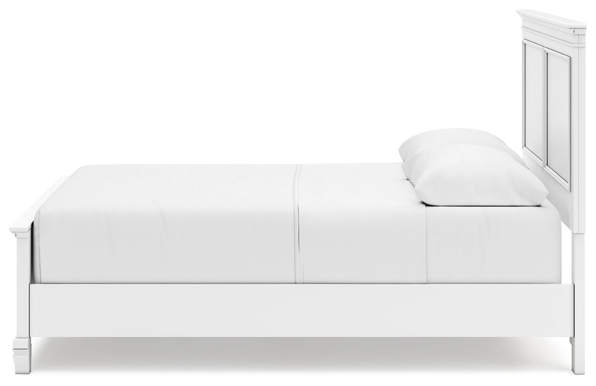 Fortman - Queen Panel Bed - White
