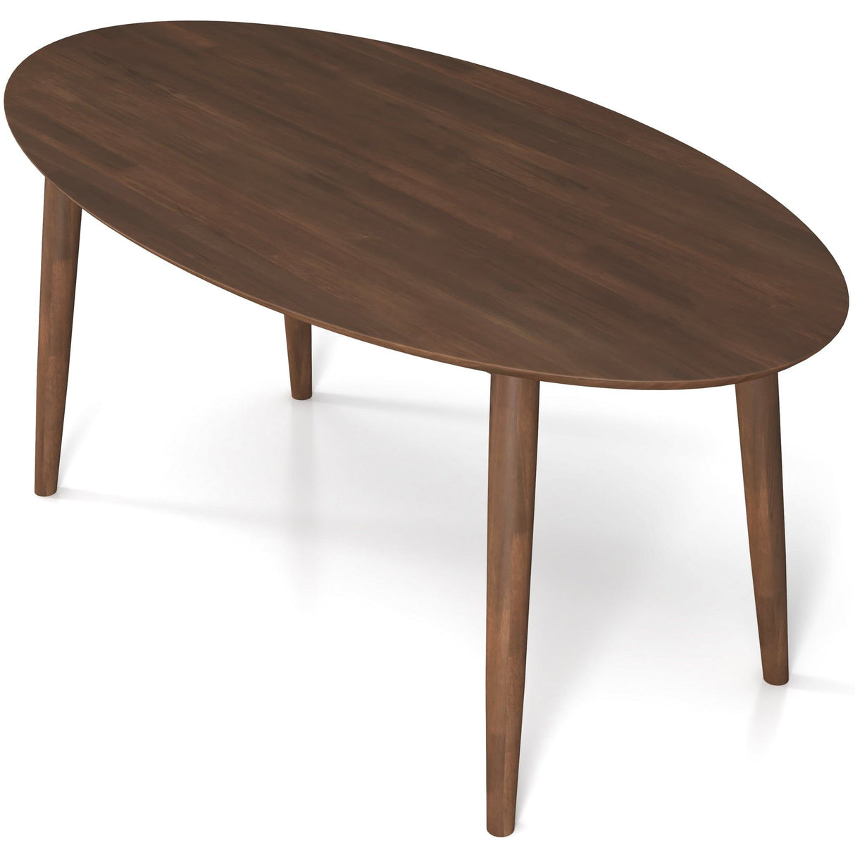 Ada - Mid-Century Modern Style Oval Dining Table
