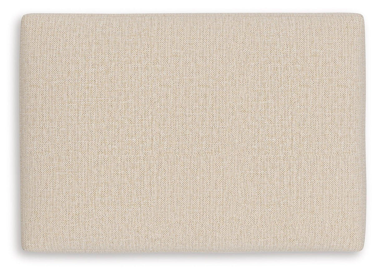 Lango - Jute - Ottoman by Benchcraft® | Bel Furniture