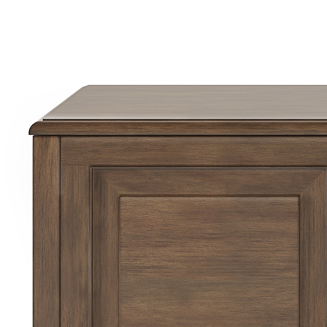 Connaught - Handcrafted Storage Bench Trunk by Simpli-Home | Bel Furniture