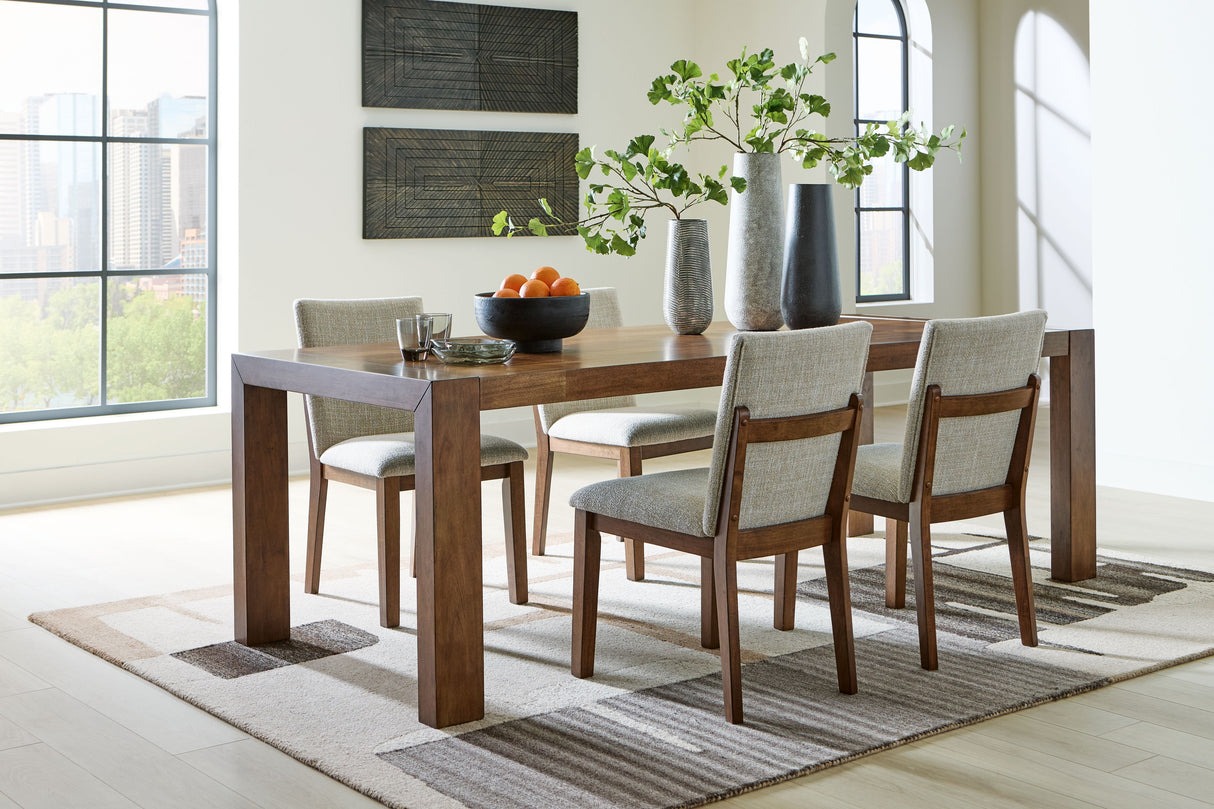 Kraeburn - Dining Room Set Light Brown 5 Pc. Table, 4 Chairs by Signature Design by Ashley® | Bel Furniture