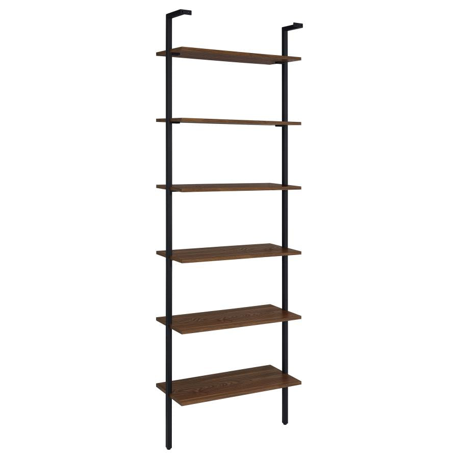 Owens - 3 Piece Wall Mounted Bookshelf Set - Walnut