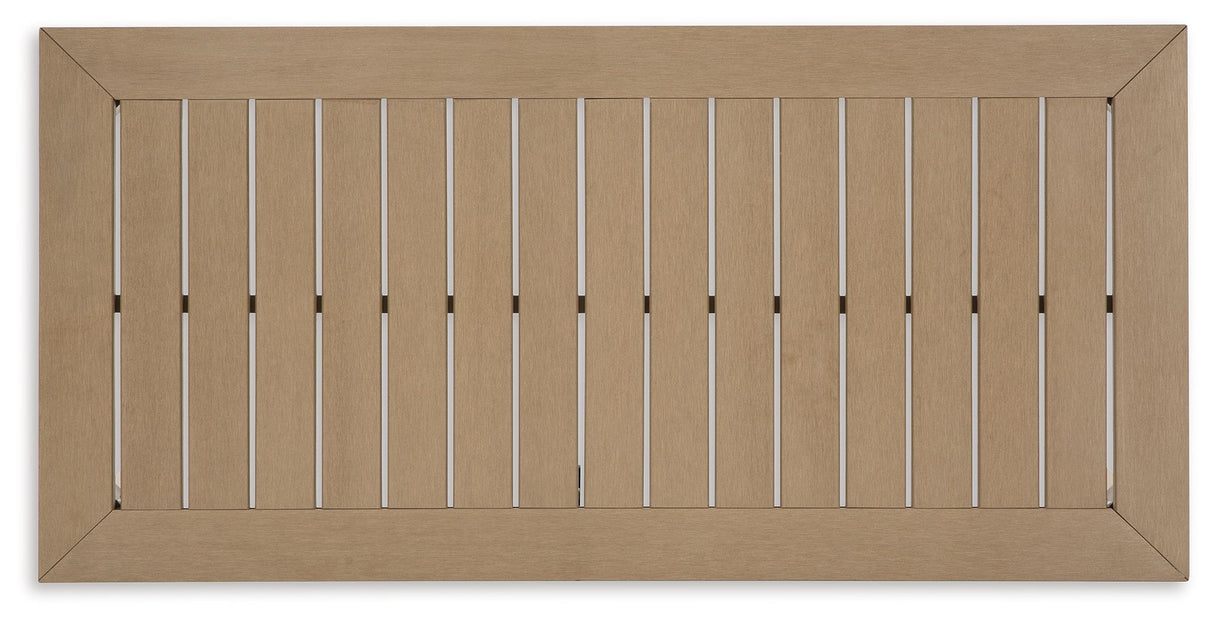 Hallow Creek - Driftwood - Rectangular Cocktail Table by Signature Design by Ashley® | Bel Furniture