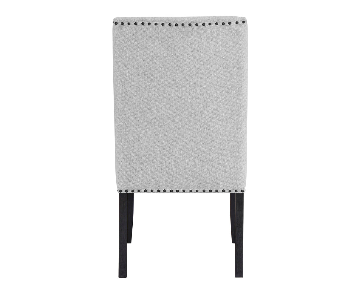 Vance - Side Chair (Set of 2) - Charcoal & Gray by Crown Mark | Bel Furniture