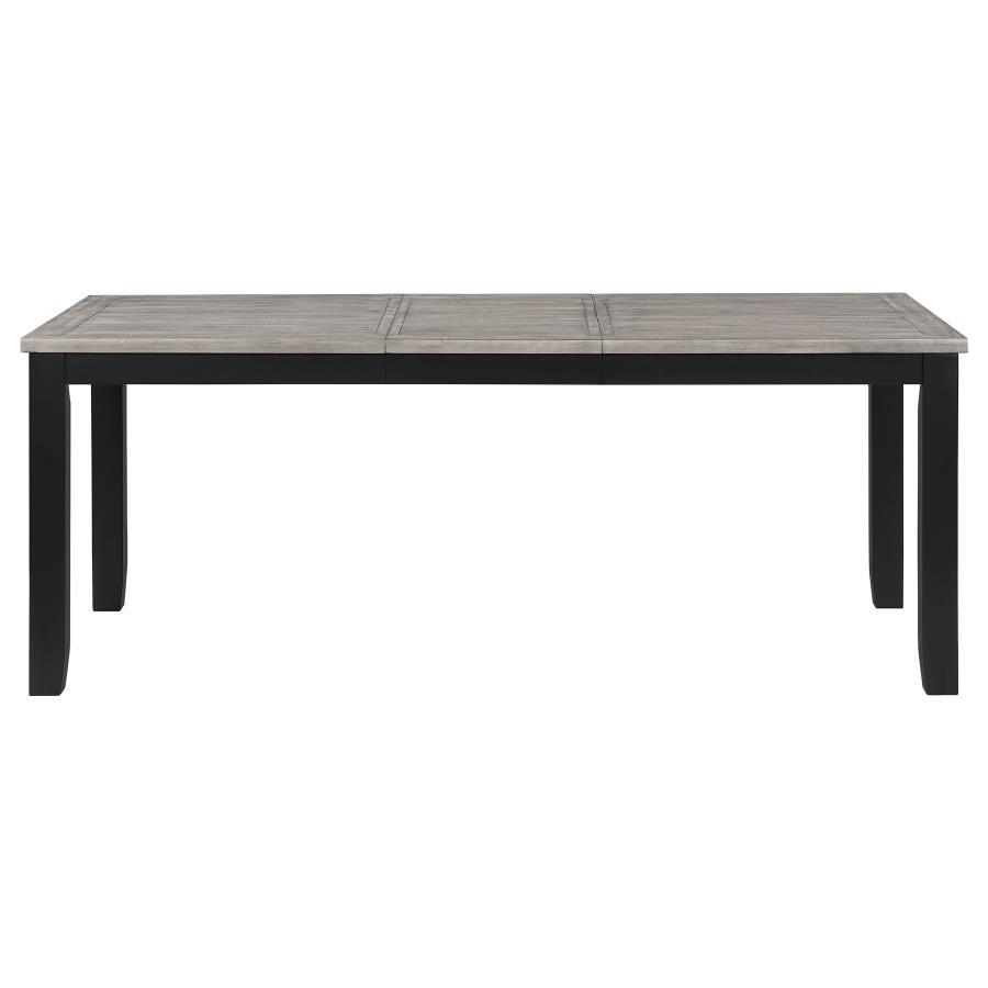 Elodie - Rectangular Extension Leaf Dining Table - Black by Coaster Fine Furniture | Bel Furniture