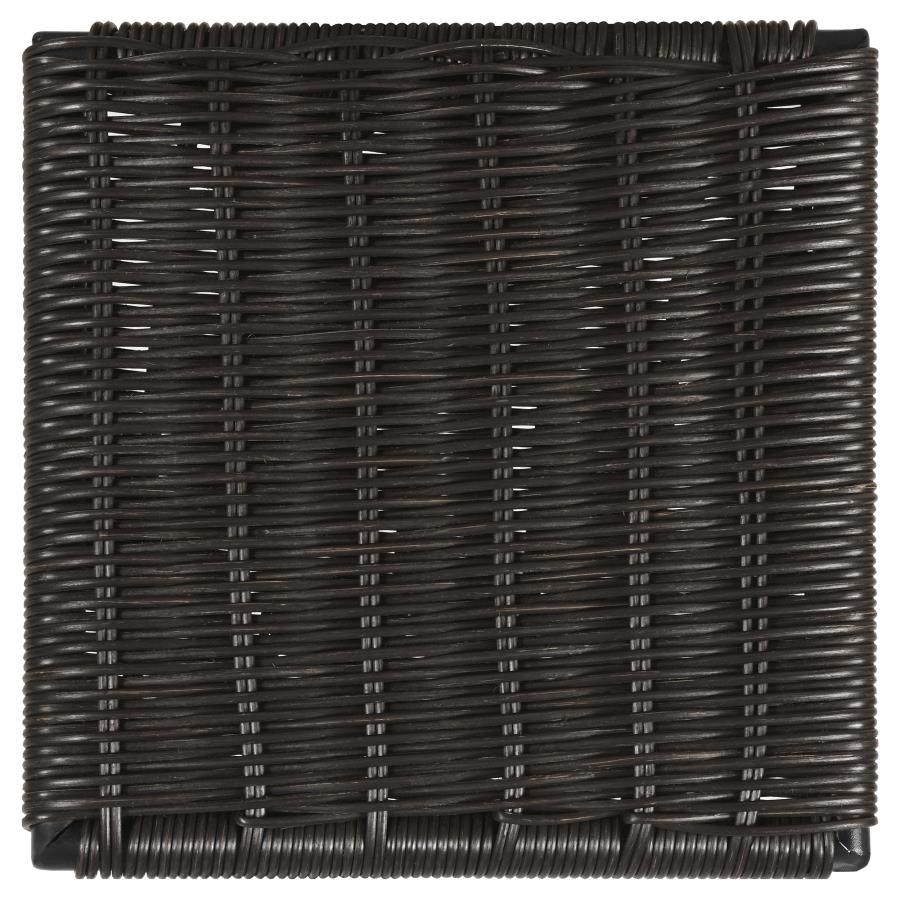 Mckinley - Faux Rattan Metal Chair (Set of 2) by CoasterEssence | Bel Furniture