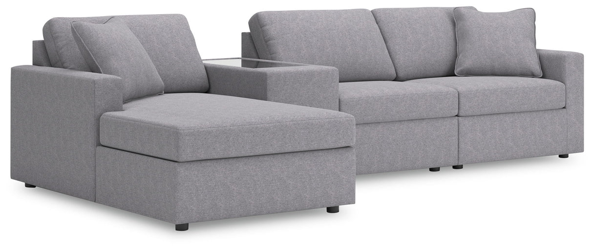 Modmax - L-Shaped Sectional - Granite