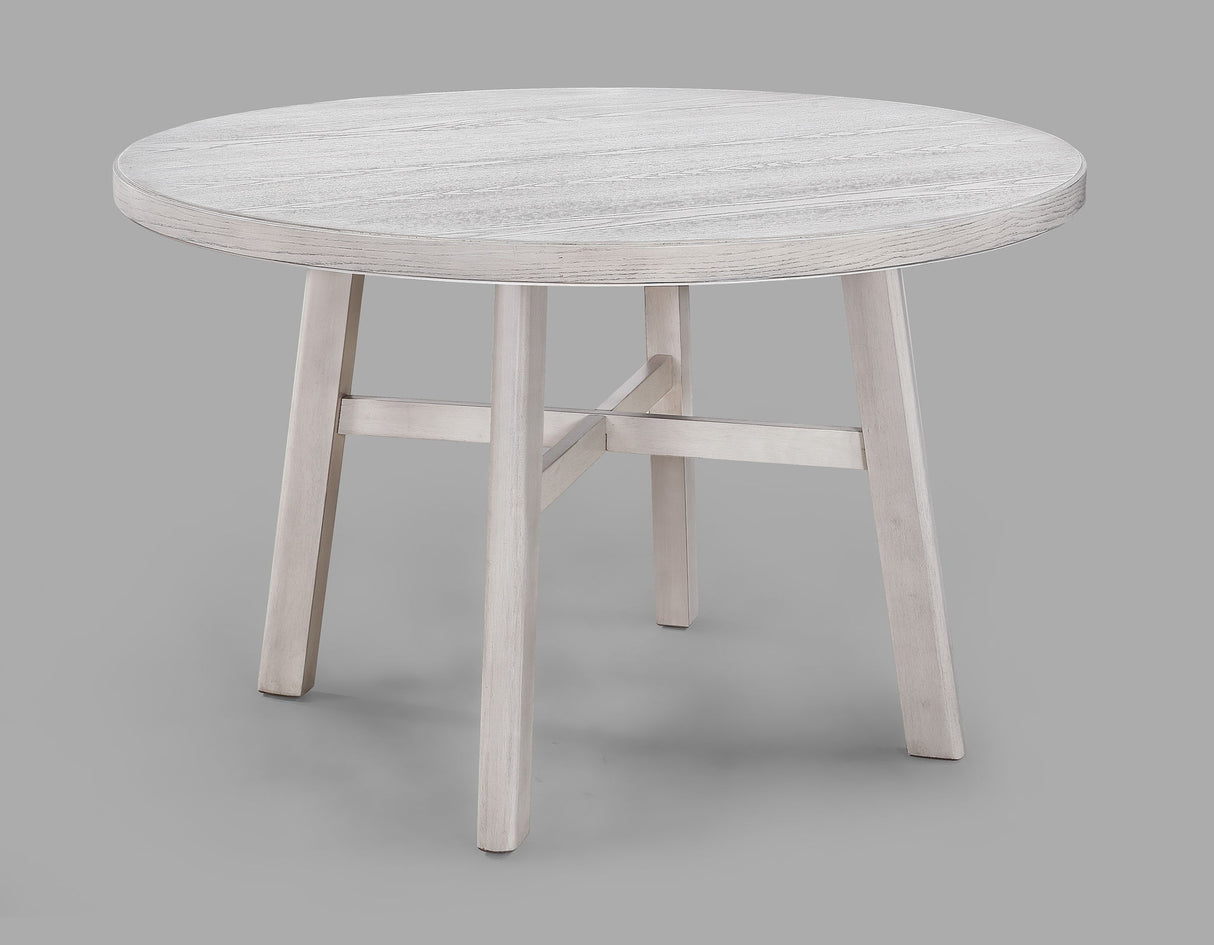 Blanche - Round Dining Table - Antique White