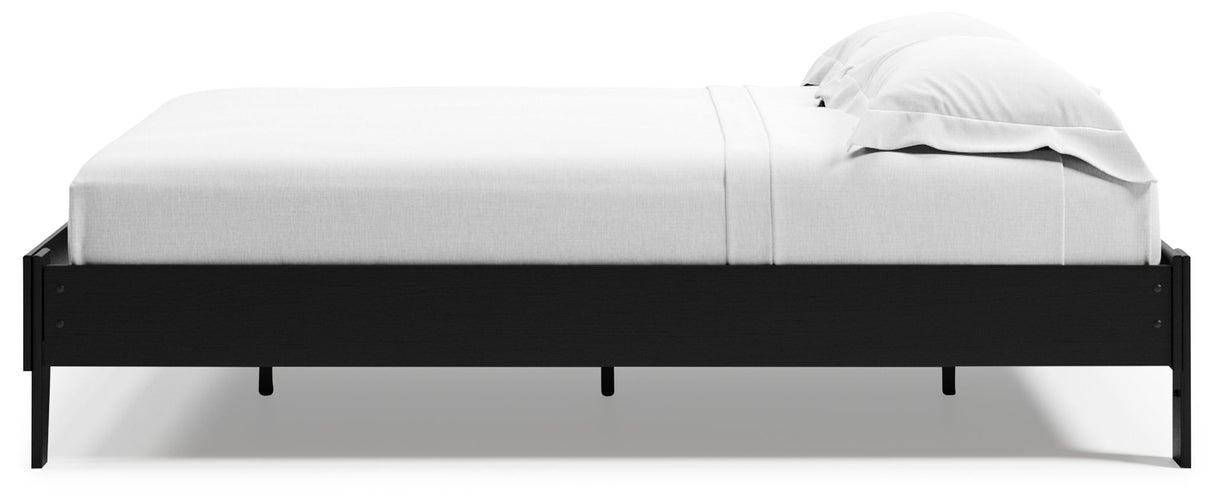 Finch - Queen Platform Bed - Black
