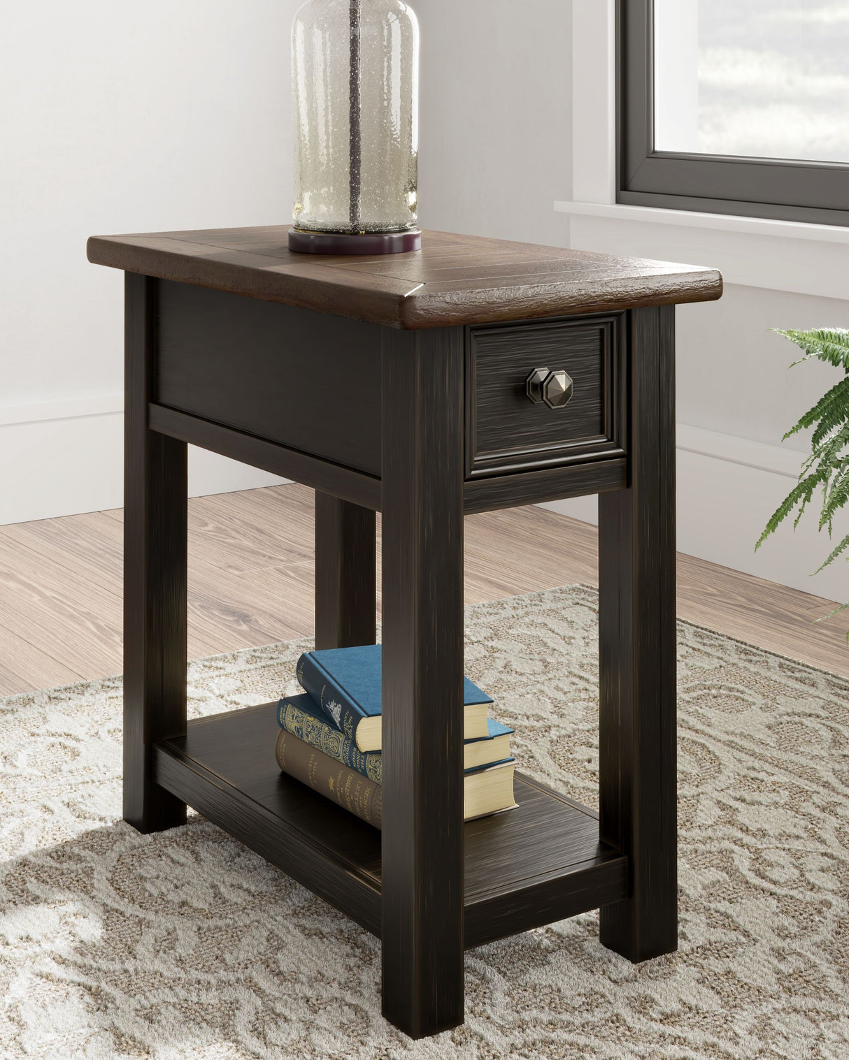 Tyler Creek - Black / Gray - Chair Side End Table by Signature Design by Ashley® | Bel Furniture