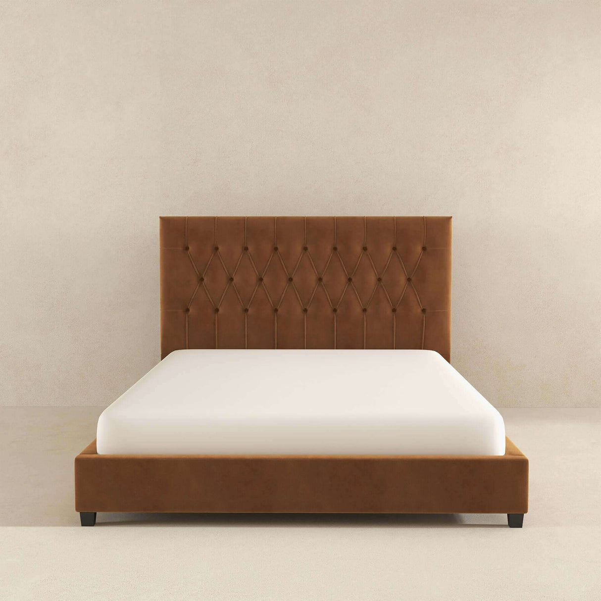 Donald - Mid-Century Modern Platform Bed