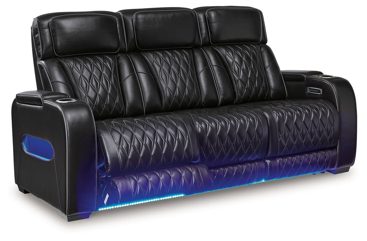 Boyington - Power Reclining Sofa With Adj Headrest by Signature Design by Ashley® | Bel Furniture