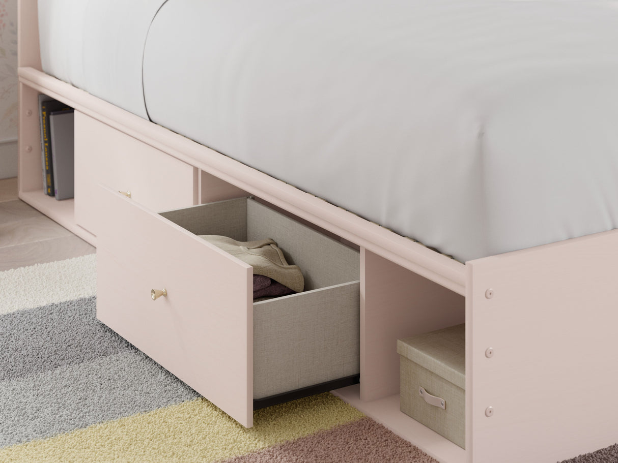 Wistenpine - Upholstered Panel Bed With Storage by Signature Design by Ashley® | Bel Furniture