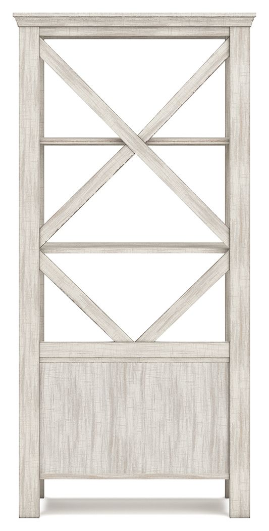 Carynhurst - Whitewash - Large Bookcase by Signature Design by Ashley® | Bel Furniture