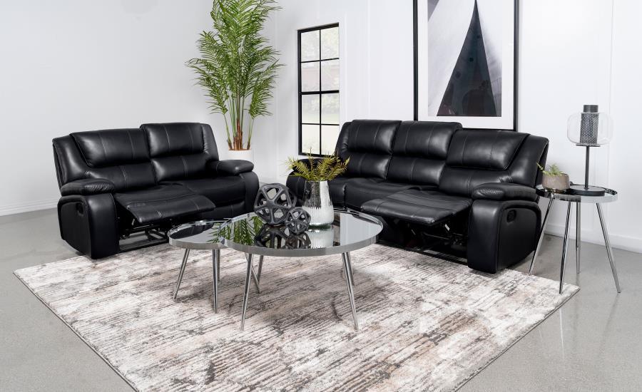 Camila - Upholstered Reclining Sofa Set by Coaster Fine Furniture | Bel Furniture