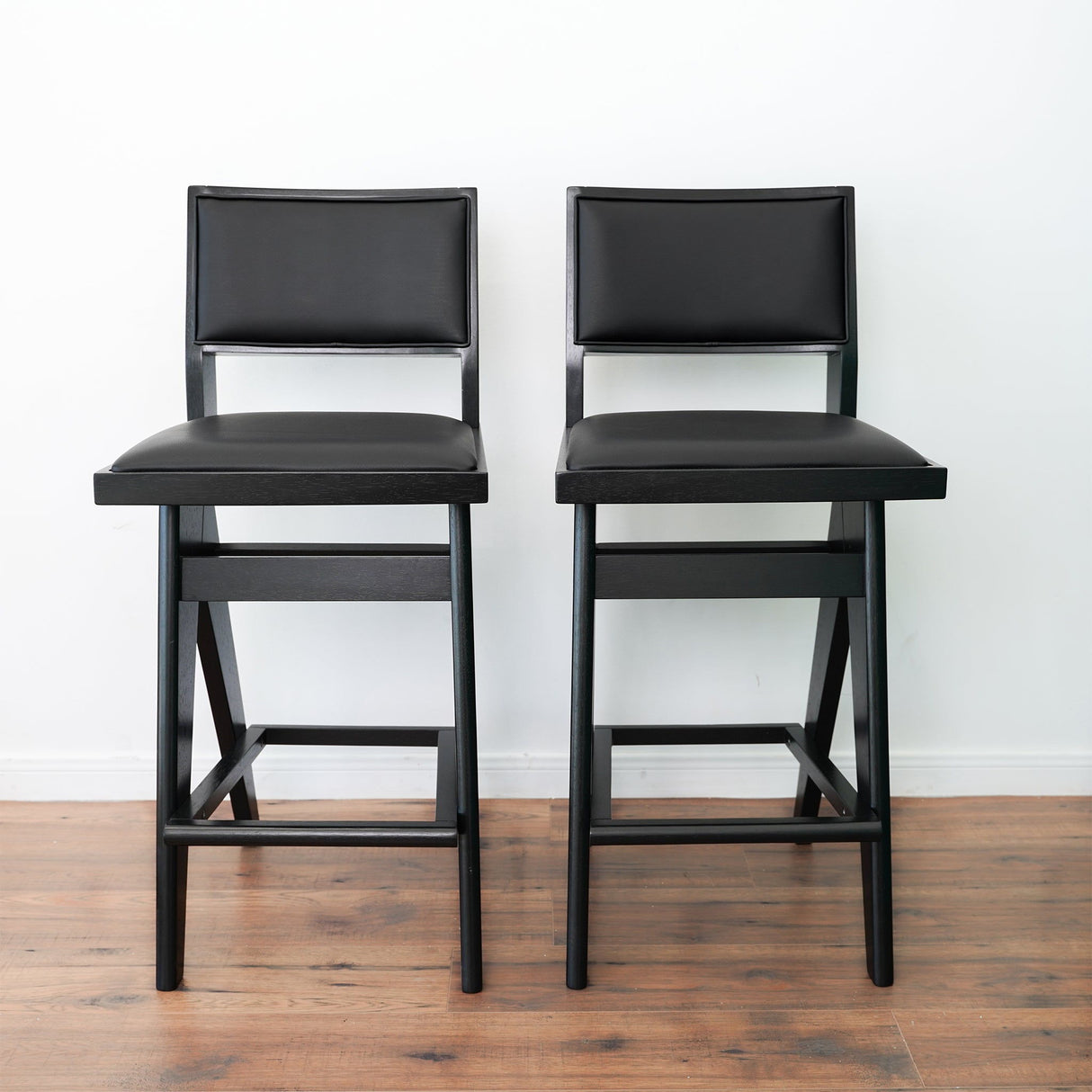 Keira - Bar Stool (Set of 2) - Black by Ashcroft Furniture | Bel Furniture