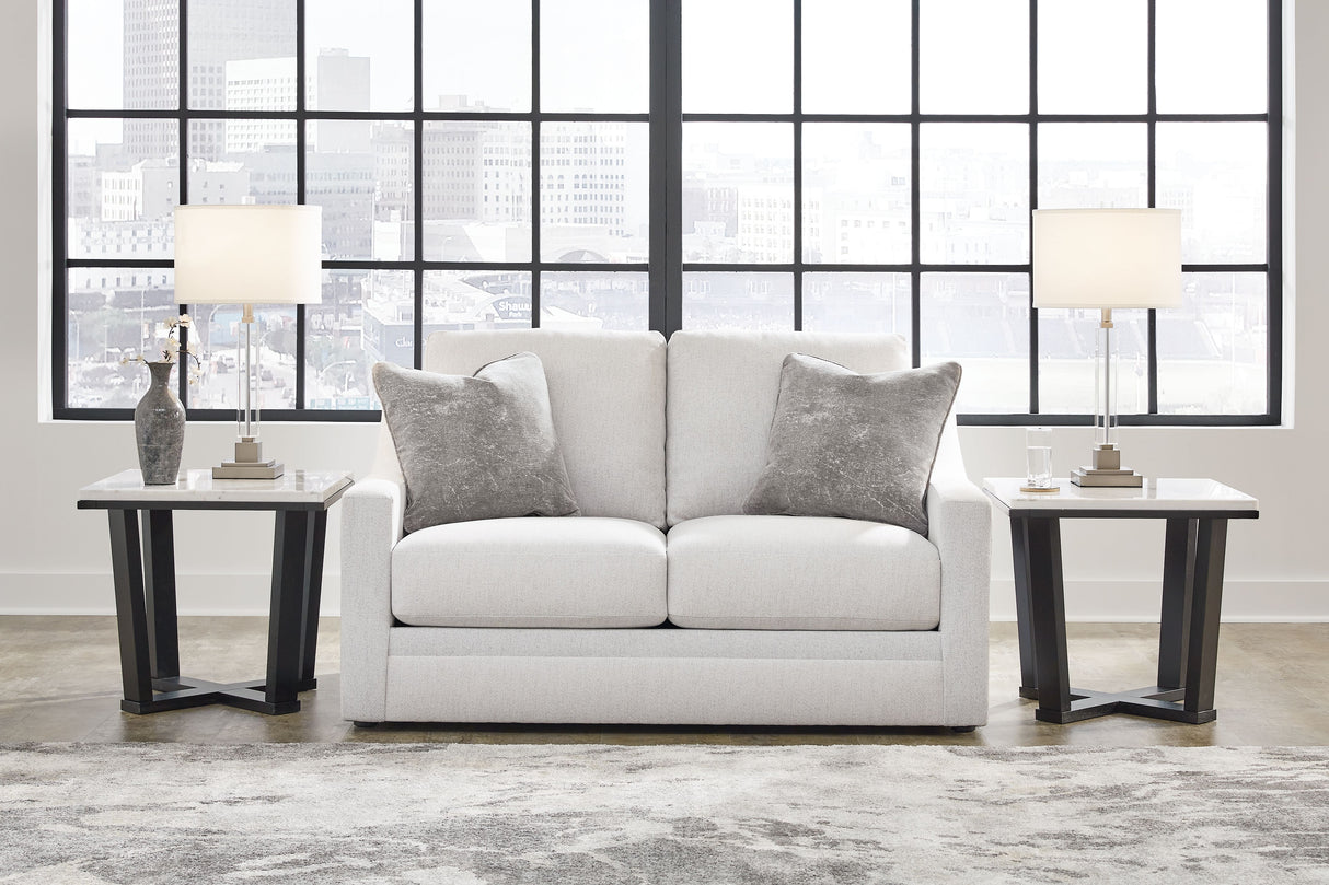 Maitelynn - Chalk - Loveseat by Ashley® | Bel Furniture