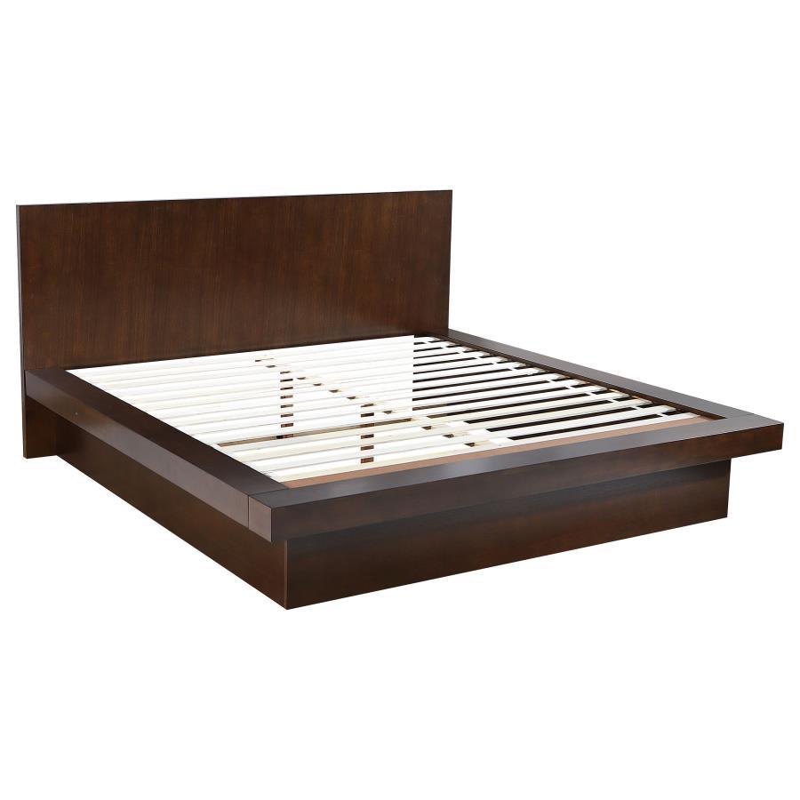 Jessica - Wood LED Panel Bed by CoasterEssence | Bel Furniture