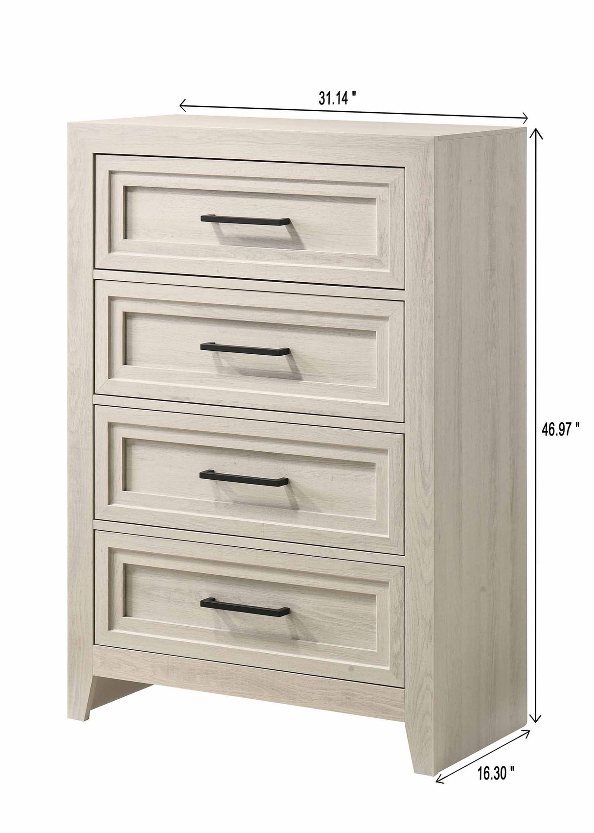 Lorraine - Chest - Antique White by Crown Mark | Bel Furniture