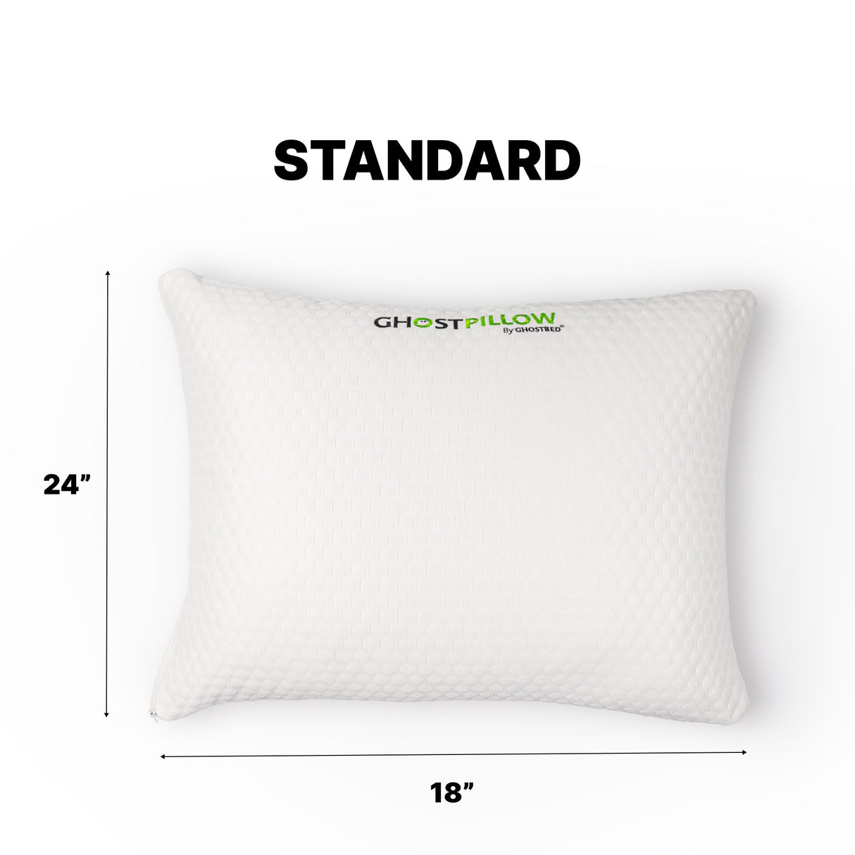 Ghostpillow Shredded - Customizable Soft Fluffy Gel Memory Foam & Siliconized Pillow