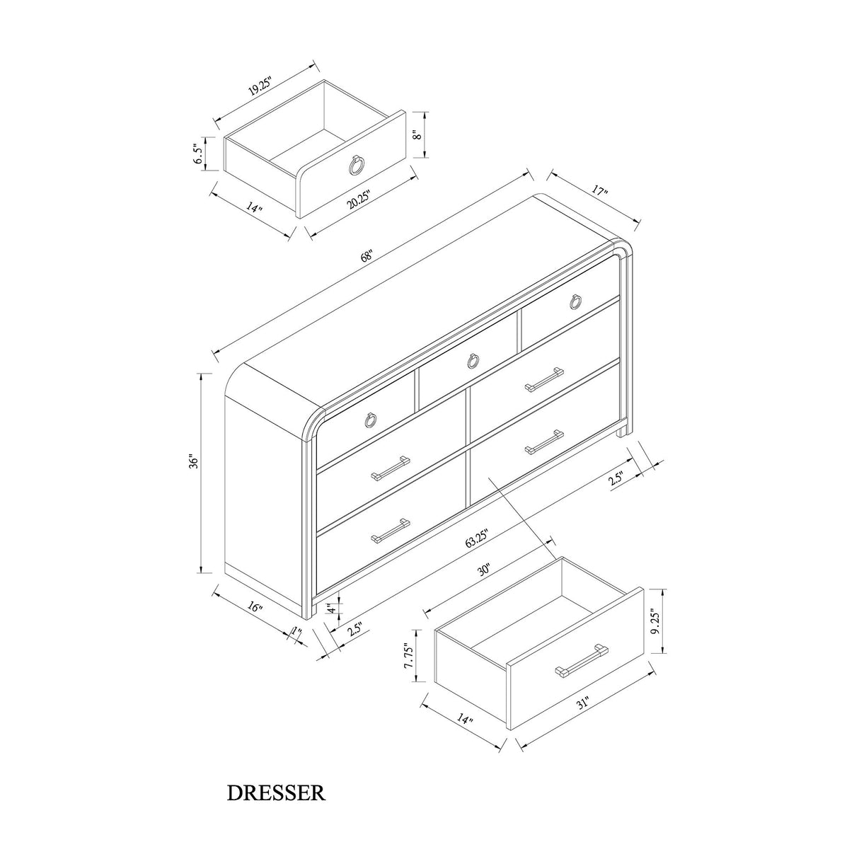 Malco - 5 Piece Bedroom Set