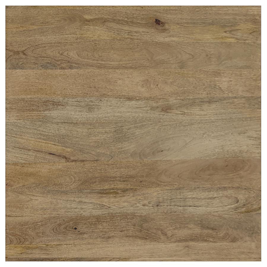 Benton - Square Solid - Mango Wood Coffee Table - Natural by Coaster Fine Furniture | Bel Furniture