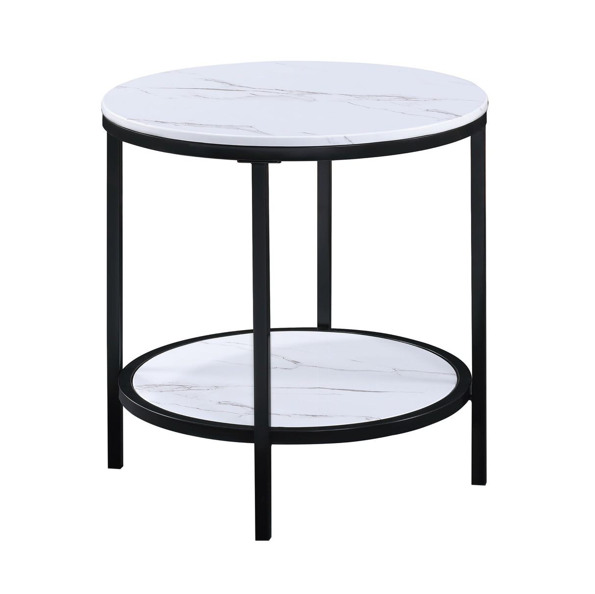 Valerie - Table Set (Coffee & 2 End Tables) - White by Crown Mark | Bel Furniture