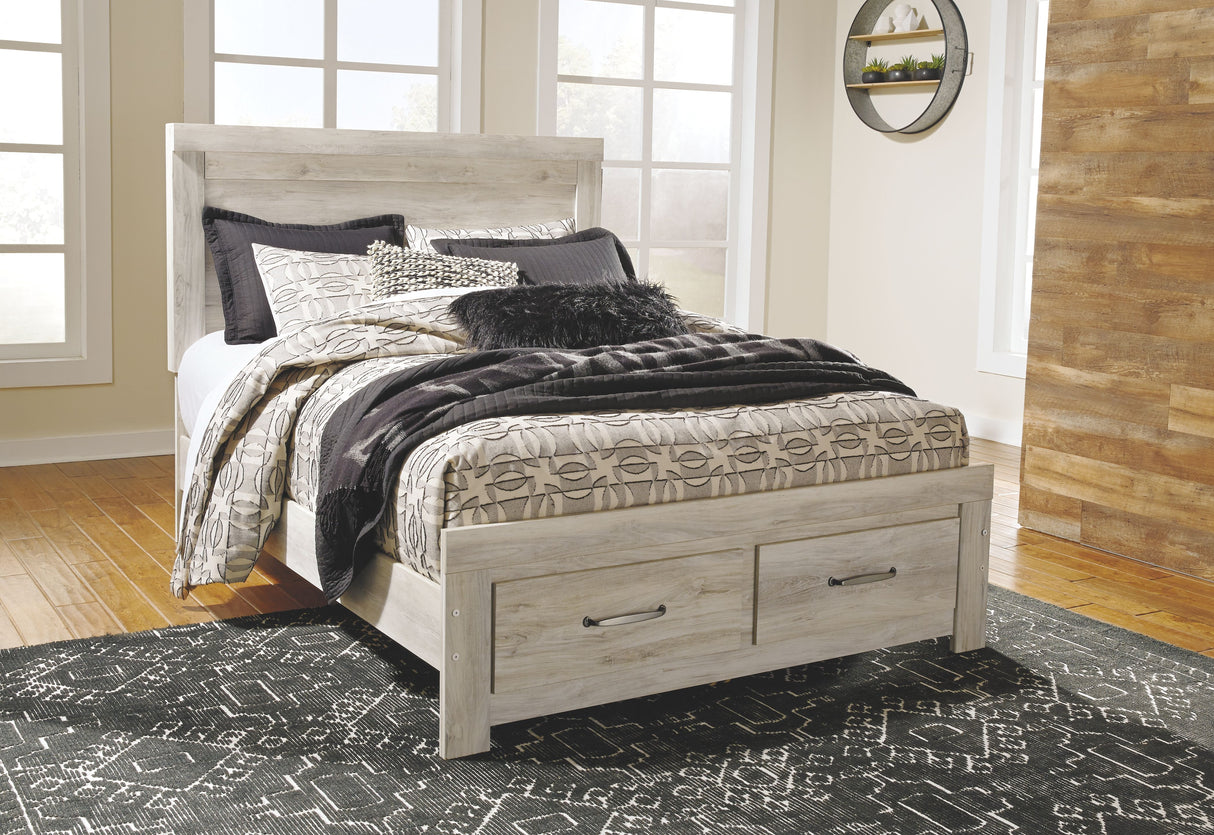 Bellaby - Dresser, Mirror, Platform Bed With Storage Drawers Set by Signature Design by Ashley® | Bel Furniture