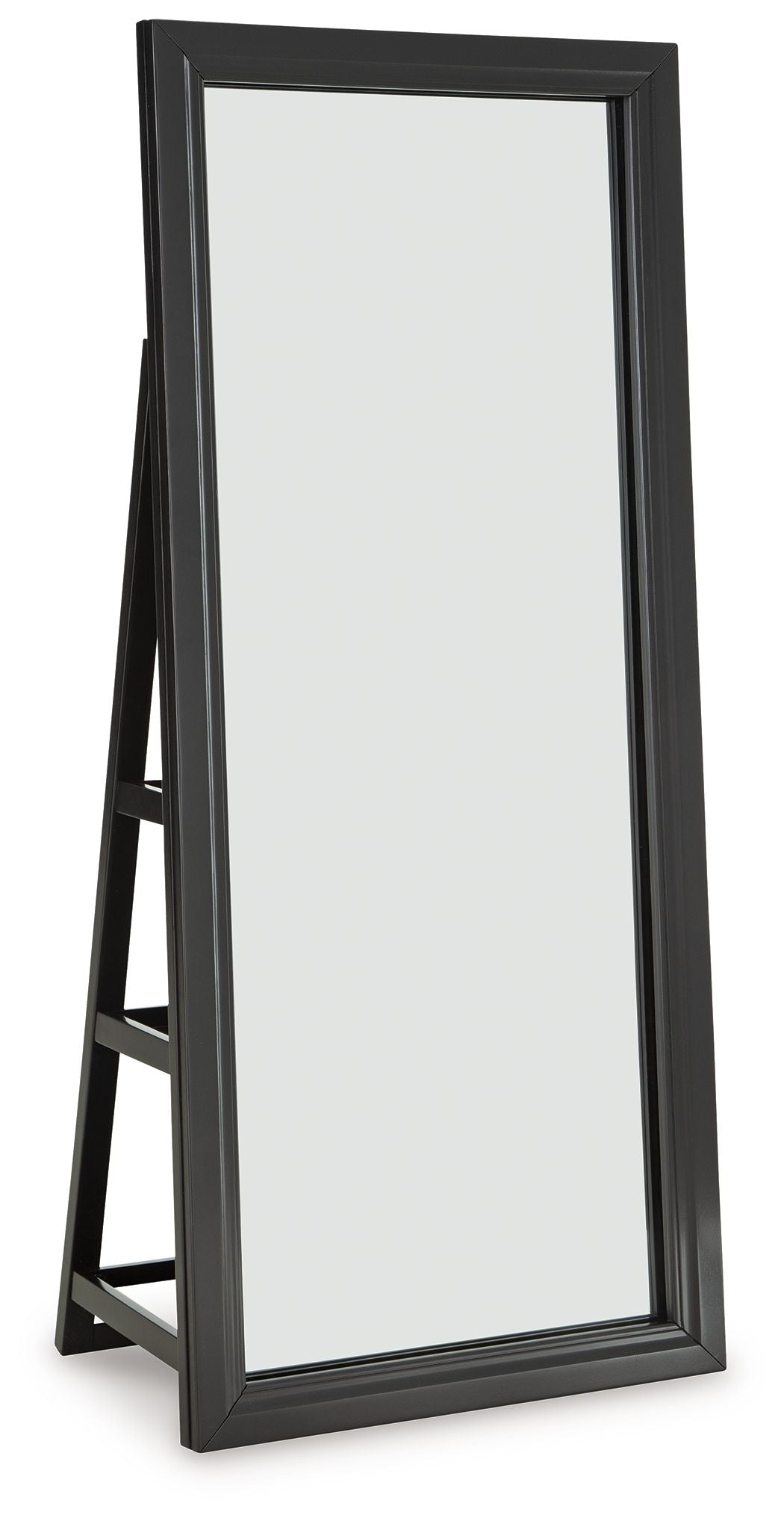 Evesen - Floor Standing Mirror/Storage Black by Signature Design by Ashley® | Bel Furniture