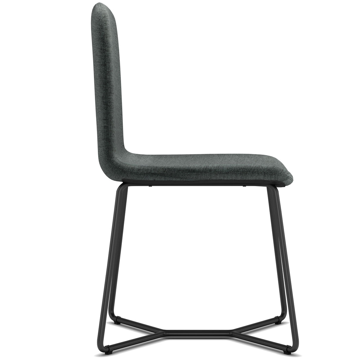 Wilcox - Dining Chair (Set of 2) - Charcoal Gray by Simpli-Home | Bel Furniture